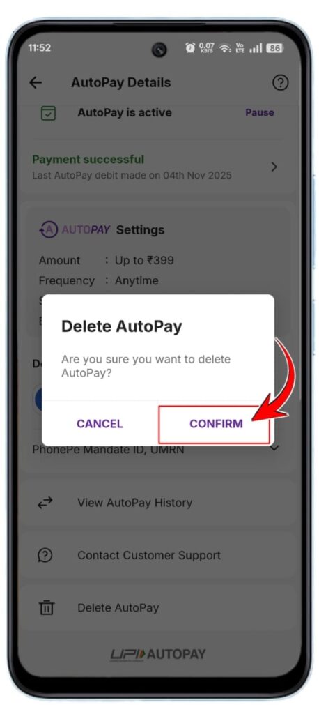 PhonePe Autopay Kaise Band Kare 2025