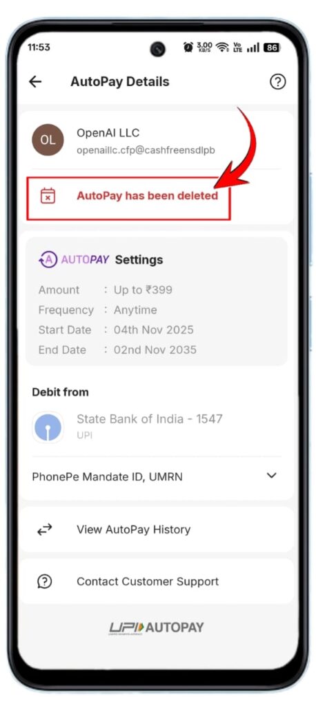 PhonePe Autopay Kaise Band Kare 2025