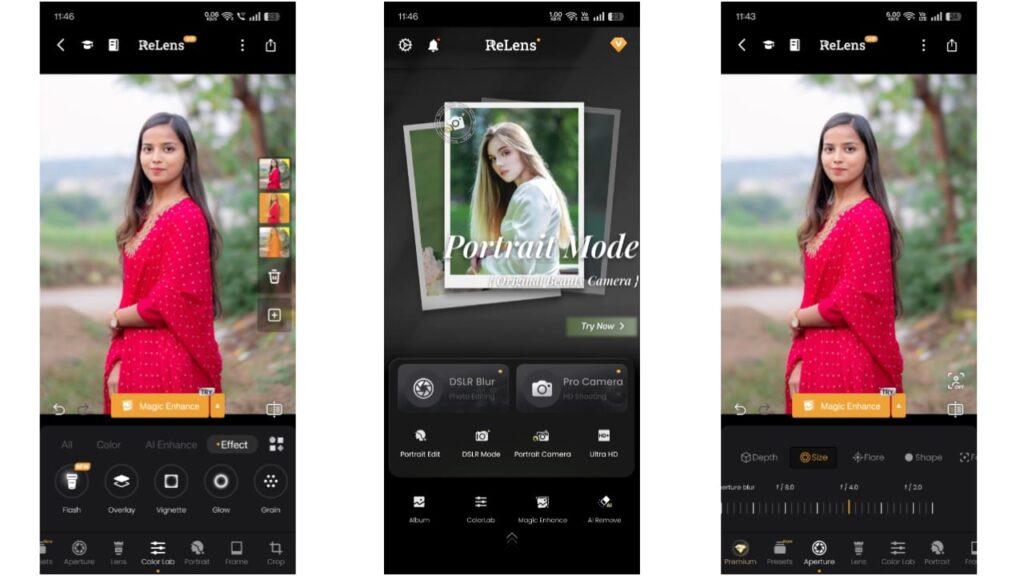 ReLens Camera – Focus and DSLR Blur