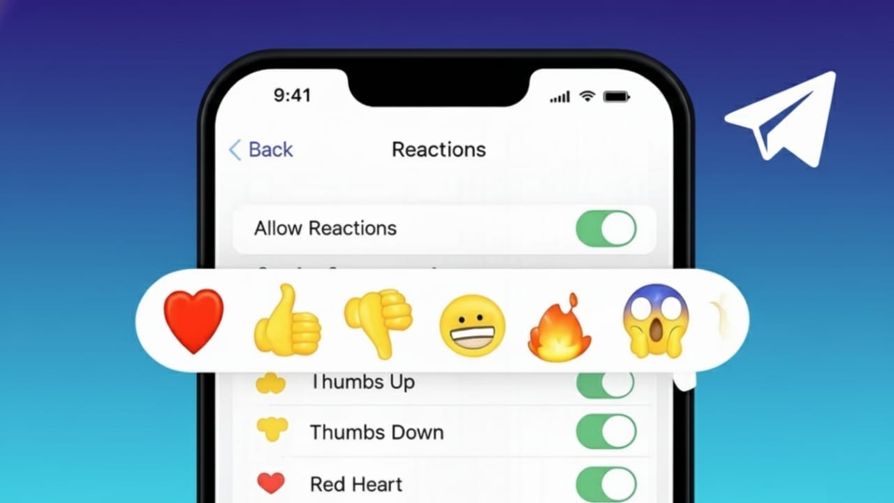 How to React to Messages on Telegram