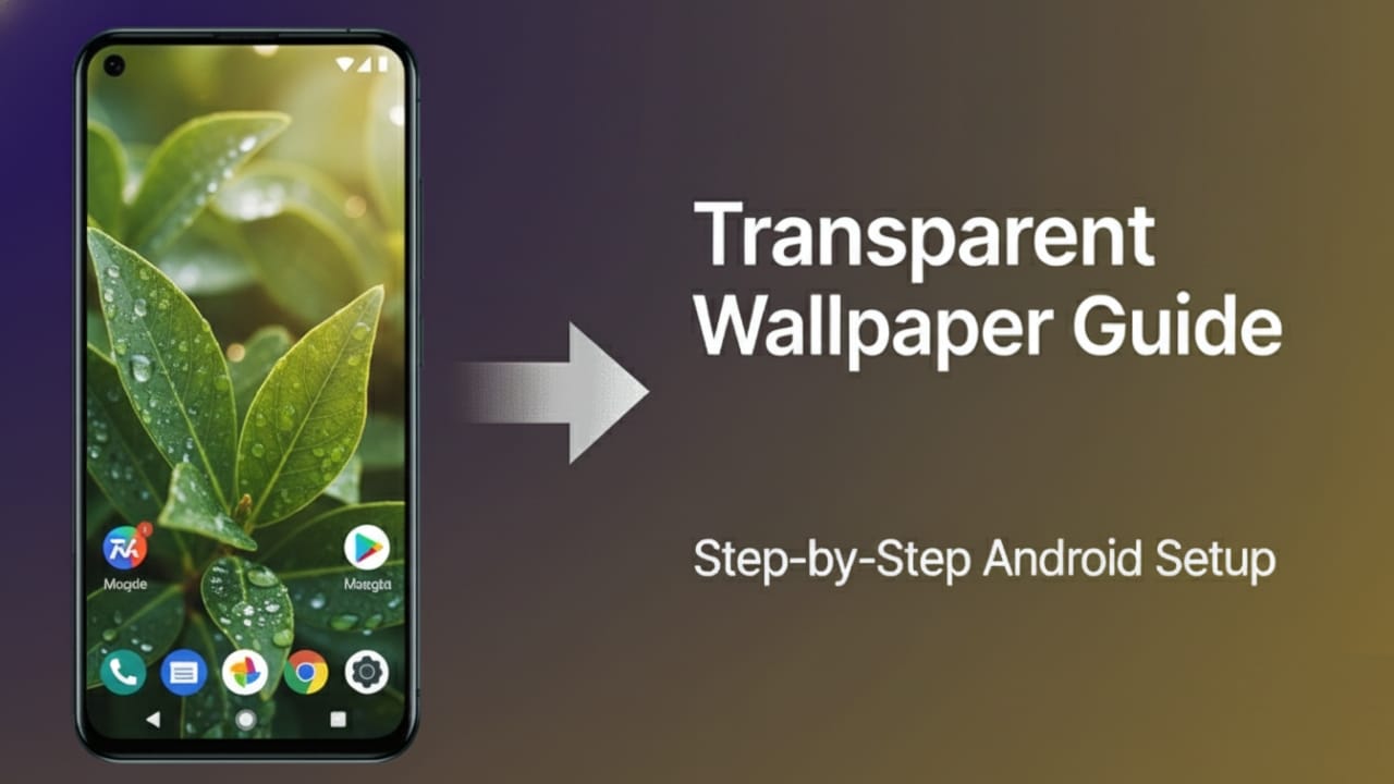 How to Use a Transparent Wallpaper App on Android (Complete Beginner Guide)
