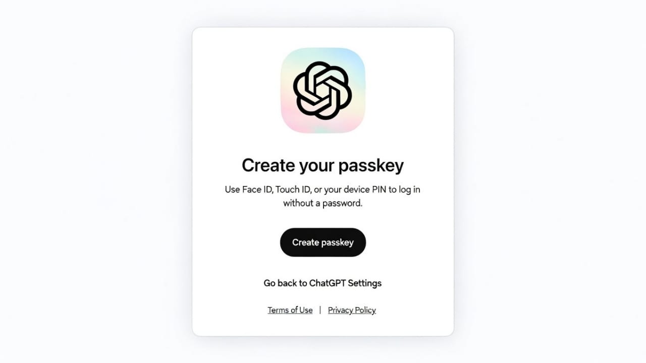 How to Protect Your OpenAI Account Using Passkeys (Easy Security Guide)