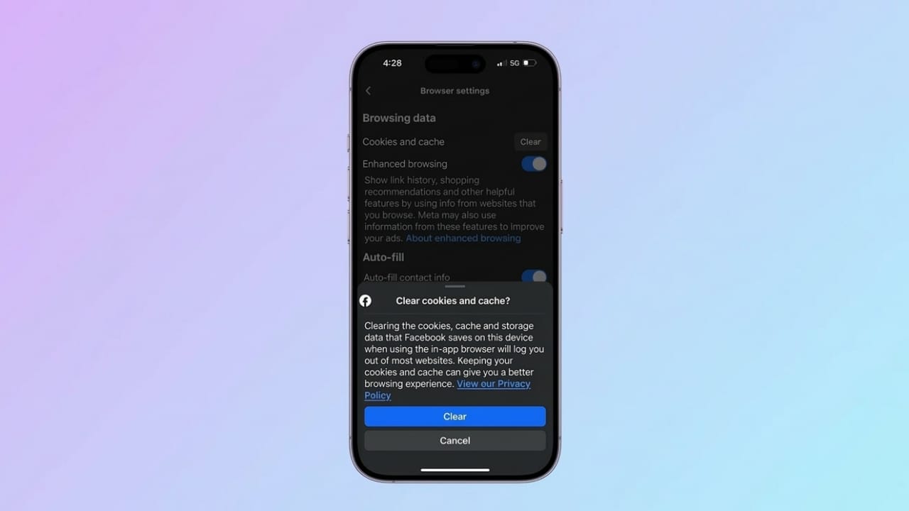 How to Clear Facebook Cache on iPhone, iPad, and Android