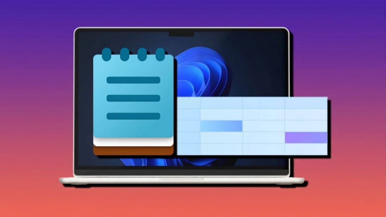How to Create Tables in Windows 11 Notepad (Step-by-Step Guide)