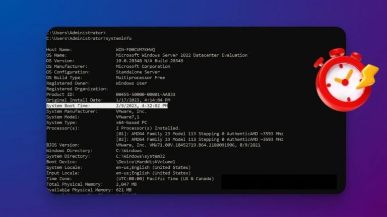 How to Check Your Computer’s Last Boot Time on Windows, Mac, and Linux