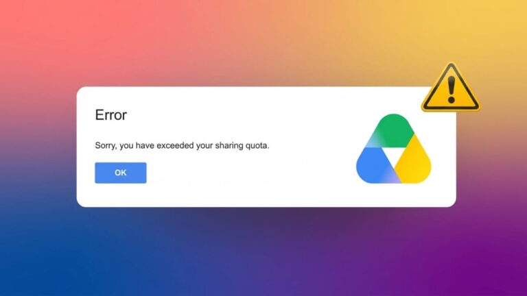 Google Drive Exceeded Quota Error: Easy Ways to Fix Download and Sharing Restrictions