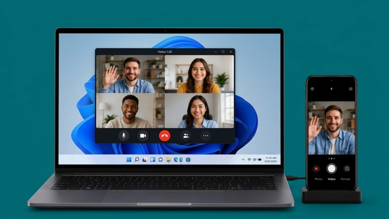 How to Turn Your Android Phone into a Webcam for Windows 11