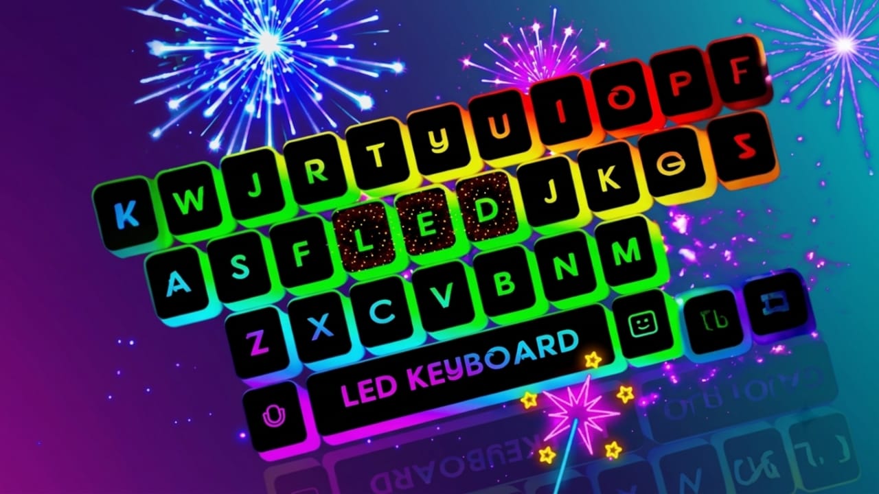 LED Keyboard – Colorful Lighting Edge RGB Keyboard: A Stylish Way to Personalize Your Typing Experience