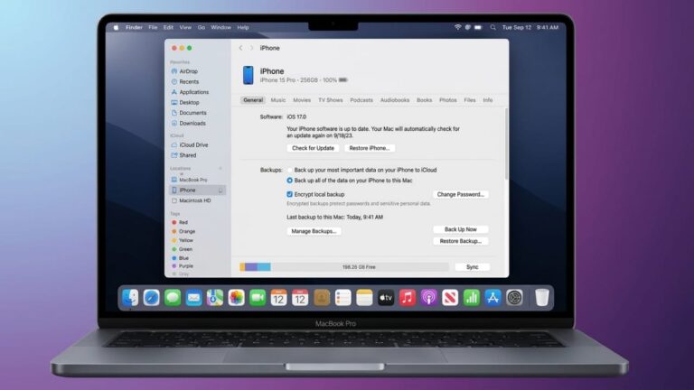 How to Back Up Your iPhone to a MacBook (Finder, Wi-Fi, and iTunes Guide)