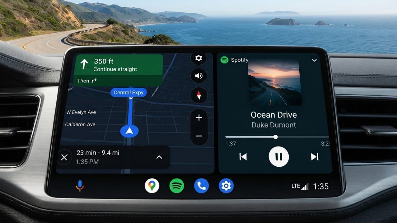 How to Use Split Screen on Android Auto with Coolwalk