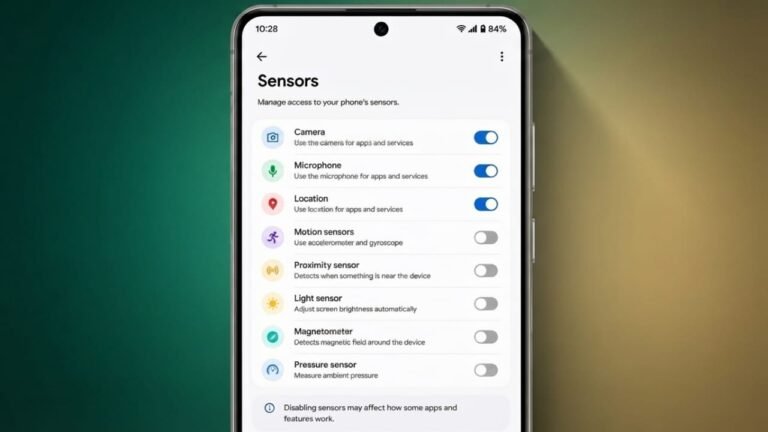 How to Disable Android Phone Sensors to Improve Privacy