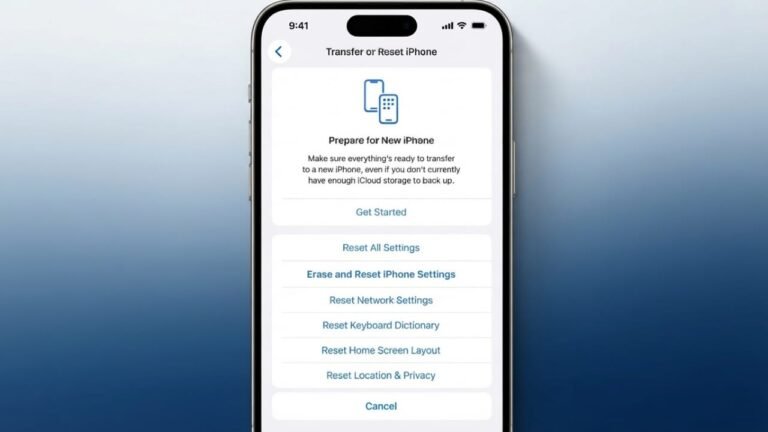 Erase and Reset iPhone Settings: A Simple Guide to Every Reset Option