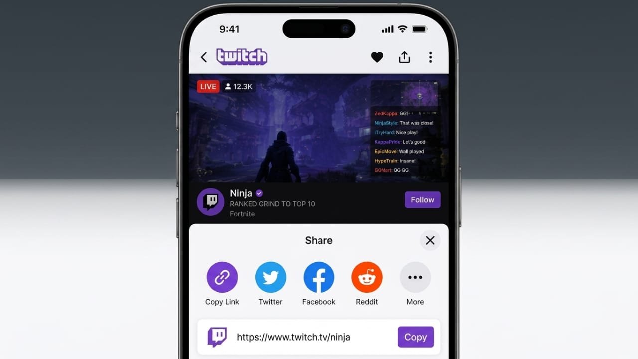 How to Share a Twitch Link With Friends and Followers