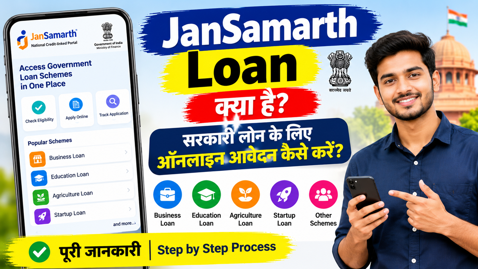 What is JanSamarth Loan? How to Apply Online for Government Loans