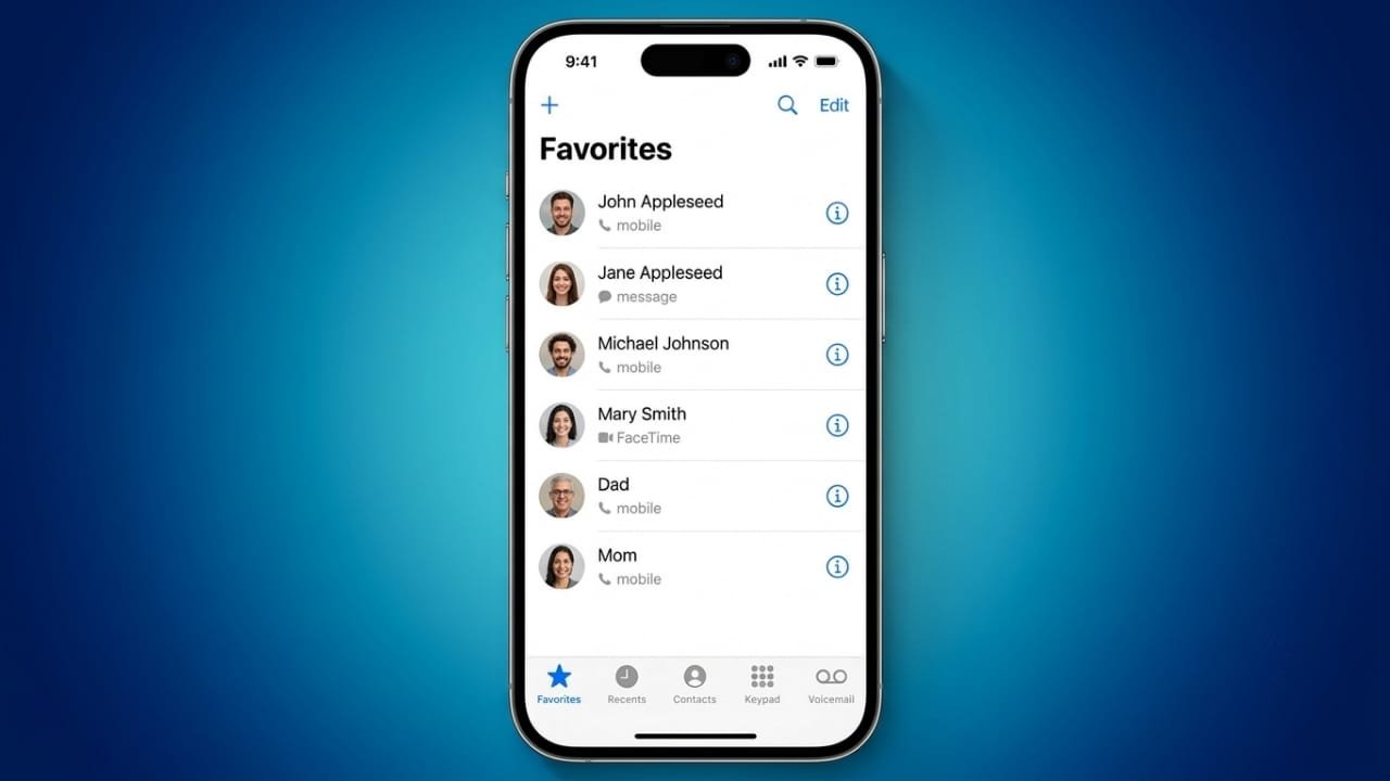 How to Manage Favorite Contacts on iPhone Quickly and Easily