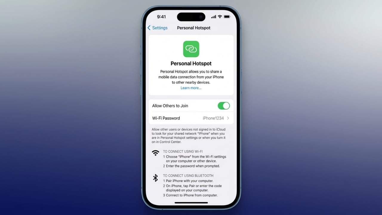 How to Set Up and Use Personal Hotspot on Your iPhone
