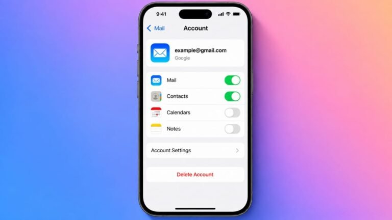 How to Remove an Email Account From iPhone: A Complete Guide