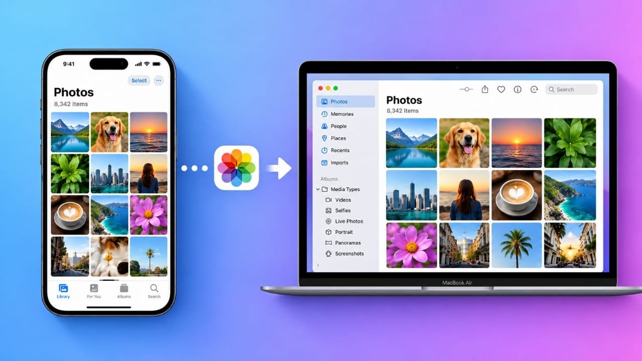 How to Transfer Photos from iPhone to MacBook Air