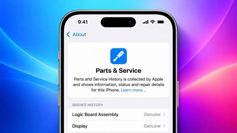 How to Check Parts and Service History on iPhone (iOS 27)